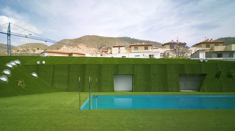 Valle urbano, piscina pública en un valle artificial. | Premis FAD 2010 | Arquitectura